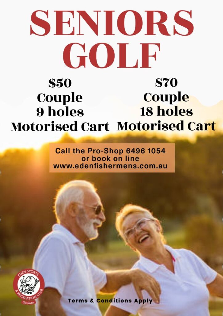 seniors golf at eden sports recreation club