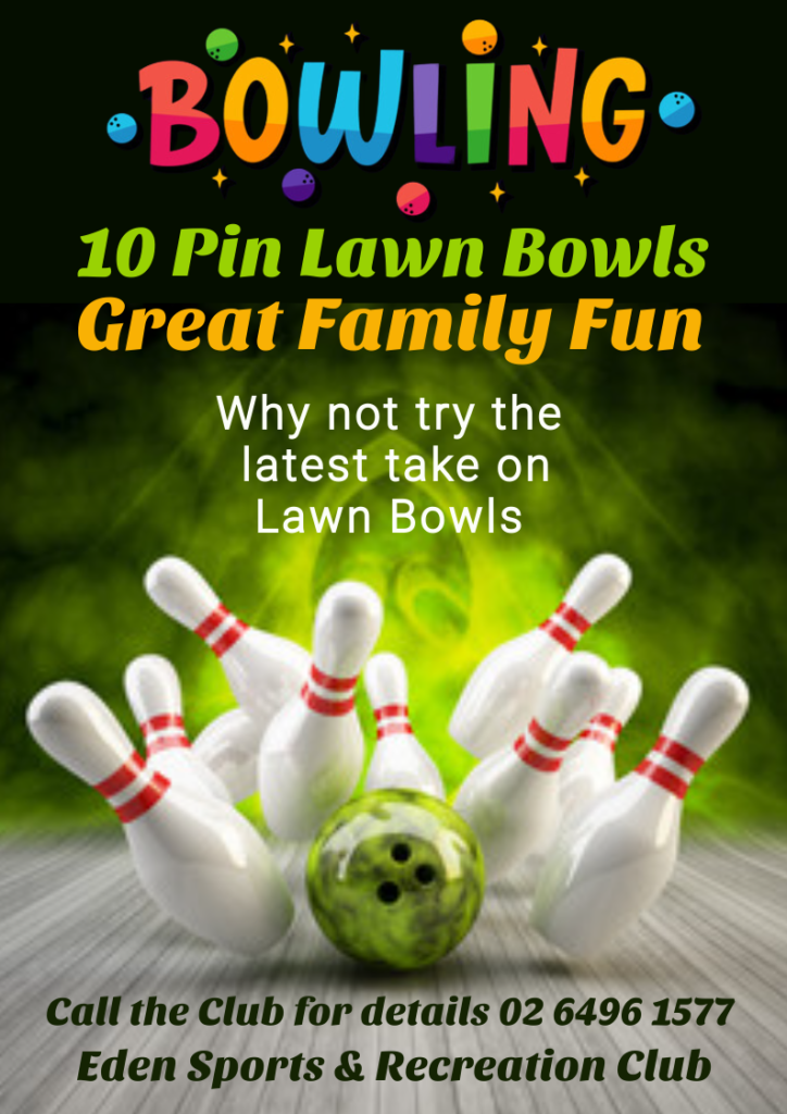 ten pin lawn bowls