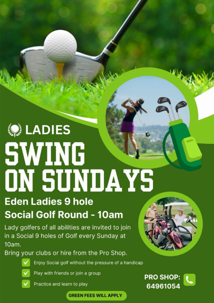 swing on sundays ladies 9 holes social golf