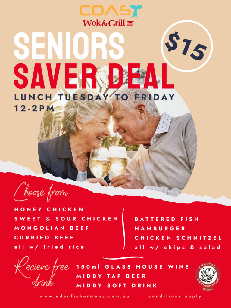 senior saver deal - lunch special