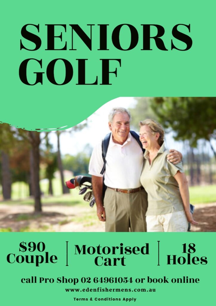 Seniors golf at Eden Sports Rec Club