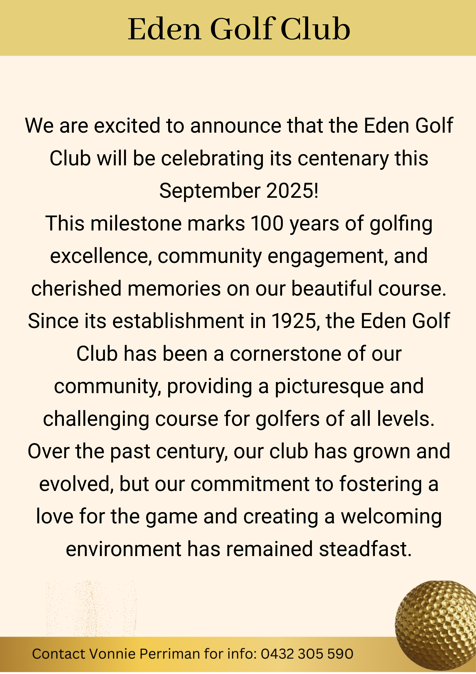 golf centenary create-from-blank-poster (43) 100 year anniversary of eden golf