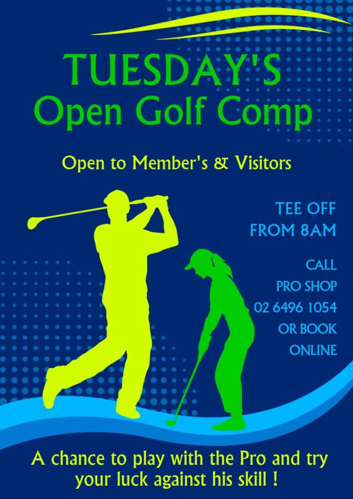 Tuesday Open Golf Comp