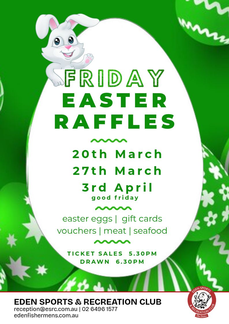 2 Friday Easter Raffles Friday Easter raffles
